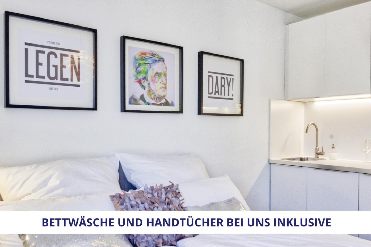 Apt Wahnfried No2 - Sehr Zentrales, Ruhiges Cityapartment Mit Balkon, Kuche, Duschbad & Parkplatz Bayreuth Eksteriør billede