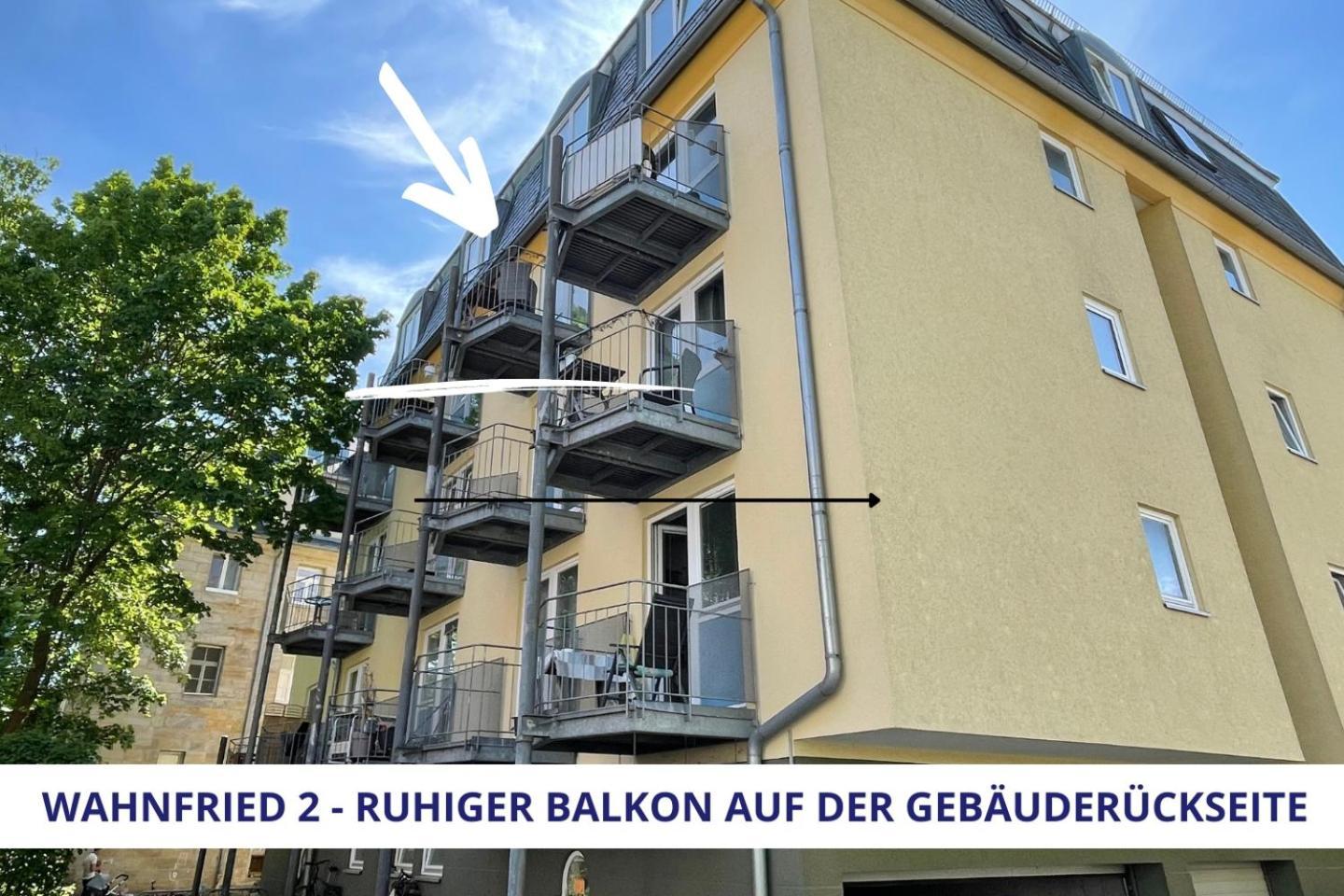 Apt Wahnfried No2 - Sehr Zentrales, Ruhiges Cityapartment Mit Balkon, Kuche, Duschbad & Parkplatz Bayreuth Eksteriør billede